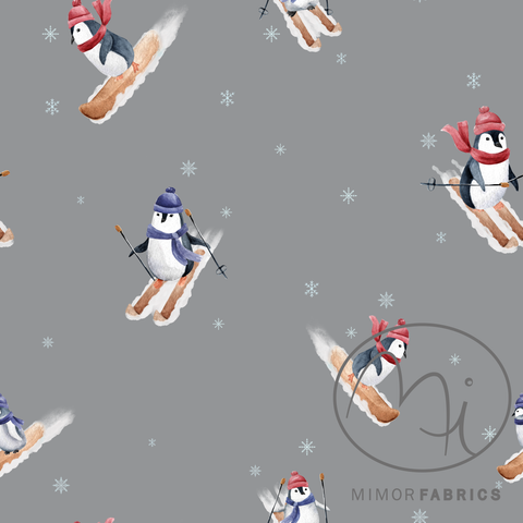 french-terry-stoff-ski-pinguin-snowboard-schneeflocken-rot-blau-grau